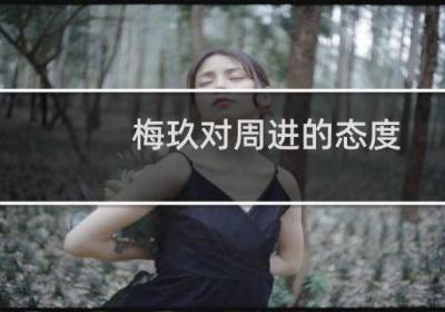 梅玖对周进的态度