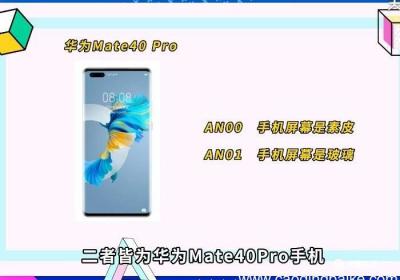 AN00和AN01只是屏幕的区别吗 AN00和AN01的区别是什么
