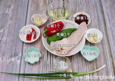 爆炒猪耳朵怎么做 爆炒猪耳朵做法是什么