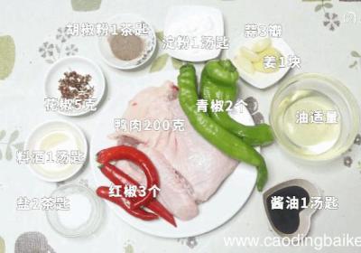 青椒炒鸭肉做法青椒炒鸭肉怎么做