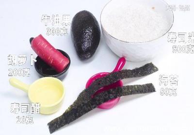 牛油果寿司的做法和材料 牛油果寿司怎么做
