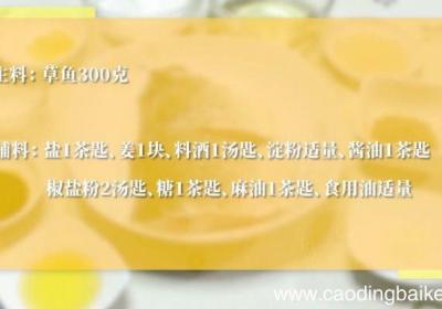 椒盐煎草鱼如何做椒盐煎草鱼的做法