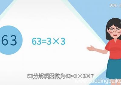 63分解质因数是多少63分解质因数是多少