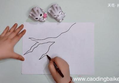 古诗《梅花》简笔画 古诗《梅花》画报