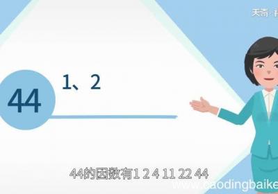 44的因数有哪些数44的因数有哪些数