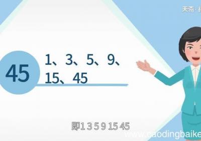 45的因数有哪些数45的因数有哪些数