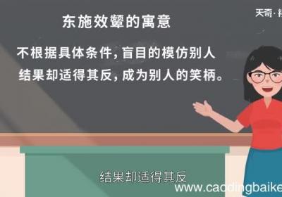 东施效颦的寓意 东施效颦的故事
