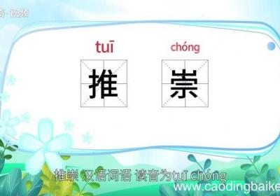 推崇的意思 推崇的意思是什么