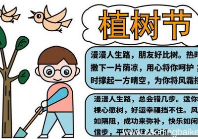 植树节的手抄报 植树节的手抄报怎么画