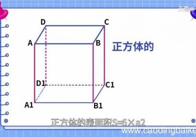 正方体的表面积和体积公式是什么正方体的表面积和体积公式是怎样的