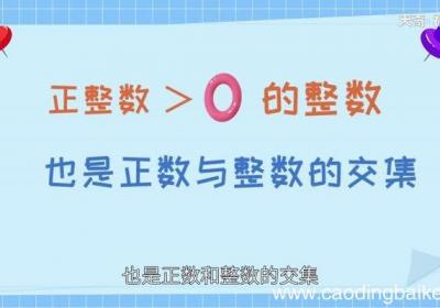 正整数集包括什么 什么是正整数集