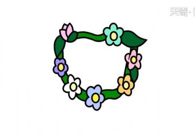 花环简笔画 花环简笔画怎么画