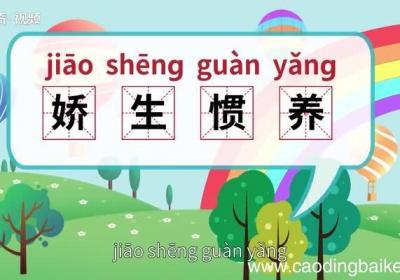 娇生惯养的意思 娇生惯养的出处