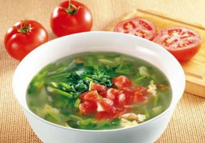 西红柿,菠菜,一起吃
