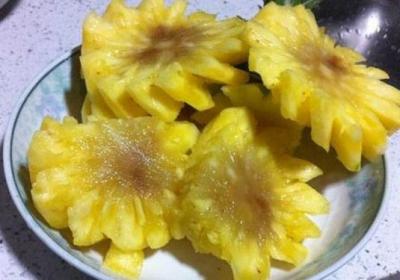 菠萝,发黑,水果