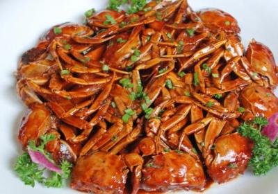 河蟹,石榴,螃蟹,大闸蟹