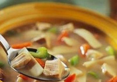 喝汤,吃饭,熬汤