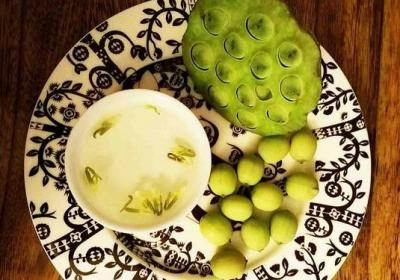 莲心,蜂蜜,莲子,喝茶