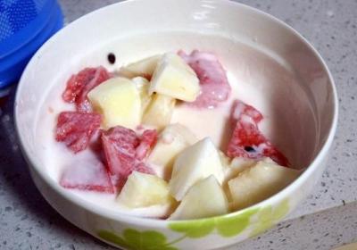 早餐,酸奶,牛奶,面包