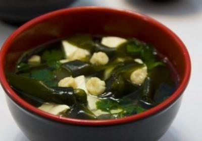 豆腐,海带,喝汤