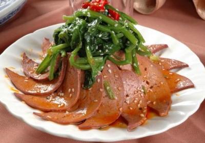猪肝,猪肉,膳食