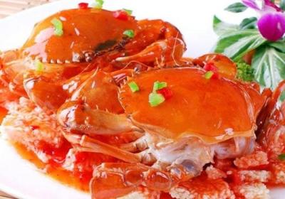 芋头,螃蟹,海鲜,蔬菜
