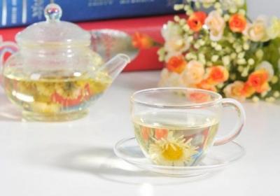 菊花茶,喝茶,饮料
