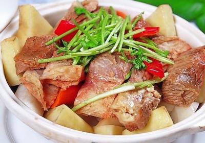羊肉,土豆,吃肉,牛肉