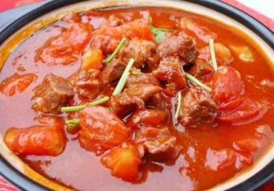牛肉,柿子,吃肉