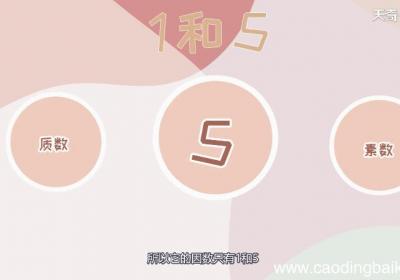 5的因数有哪些 5的因数