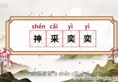 神采奕奕的意思 神采奕奕的出处