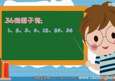 36的质因数有哪些数 36的质因数