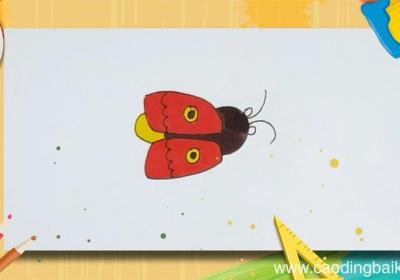 飞蛾简笔画