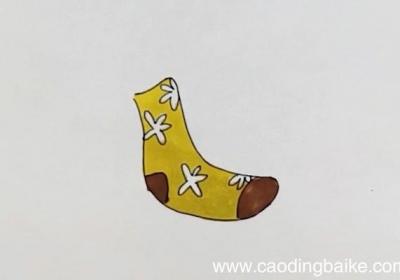 袜子的简笔画