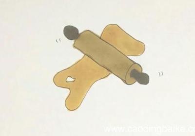 擀面杖简笔画