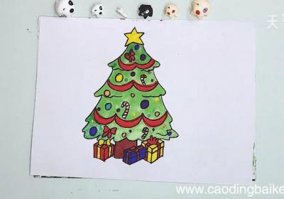 圣诞树最好看的简笔画 圣诞树最好看的简笔画怎么画