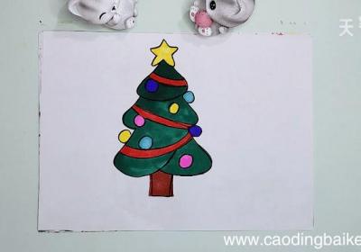 圣诞树简笔画大全 圣诞树简笔画大全怎么画