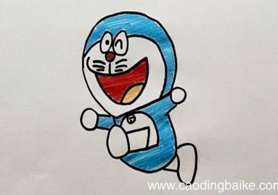 机器猫简笔画