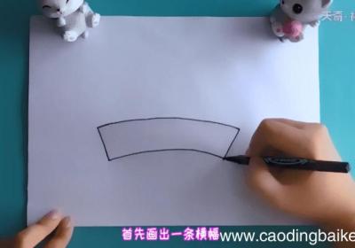 加油中国加油武汉简笔画 加油中国加油武汉简笔画报