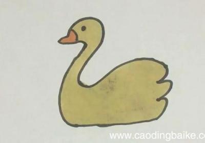 鹅的简笔画