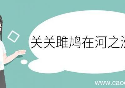 关关雎鸠在河之洲翻译 关关雎鸠在河之洲的翻译
