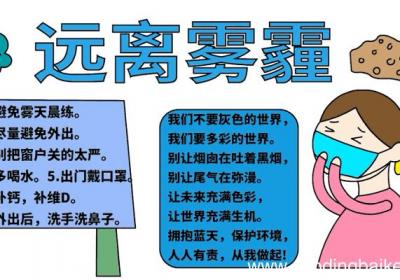 雾霾的手抄报 ?雾霾的手抄报怎么画