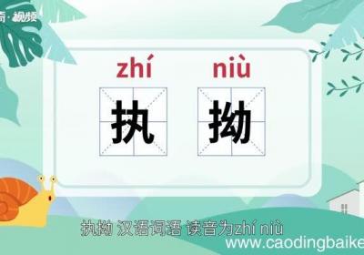 执拗的意思 执拗的解释