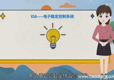 VSA灯亮是什么意思 VSA灯亮的意思