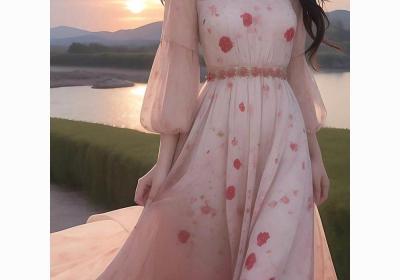 米芝娅女士复古连衣裙夏日特惠28.8元