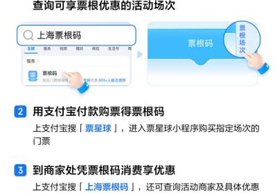 上海启动票根码试点消费享七天优惠