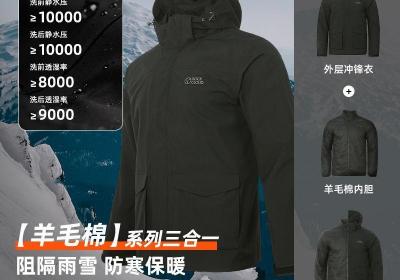 ROCKCLOUD岩云冲锋衣281元起