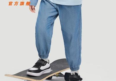 安踏儿童牛仔裤特惠43.53元