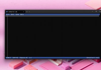 微软将在Win11预装全新命令行编辑器Edit