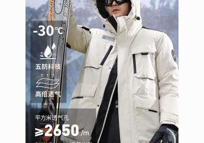 拼多多百亿补贴羽物男士极寒派克羽绒服803元